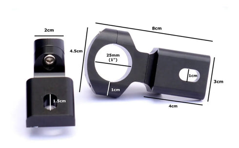 Abrazadera de 360° para montaje de Faros Auxiliares (25mm)